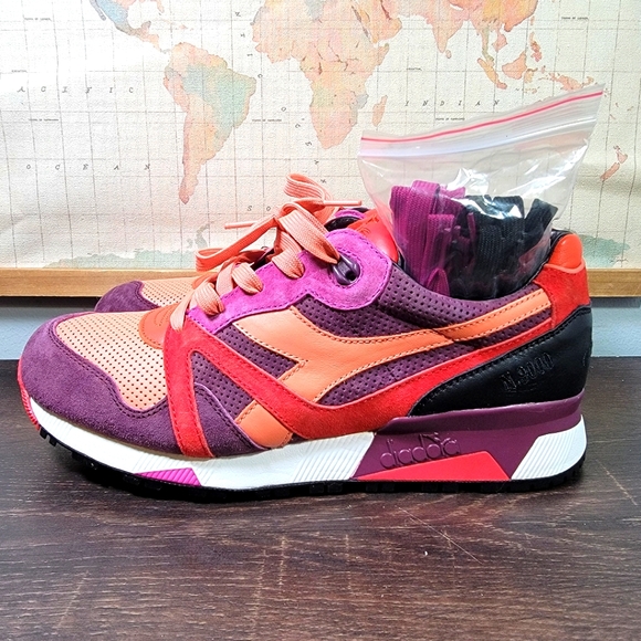 BRAND NEW Diadora N9000 x Extra Butter Giallo "Made in Italy" Men's Size 10.5 - Picture 7 of 11